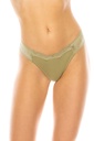 Tanga con Banda de Encaje Verde