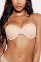 Brasier Beige de Tirantes Transparentes
