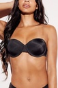 Brasier Negro de Tirantes Transparentes
