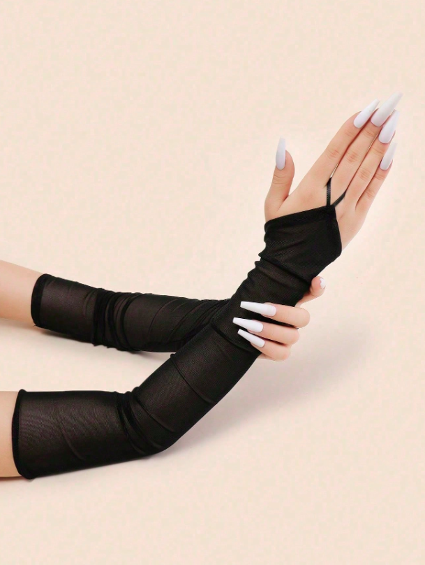 Guantes Transp Negros