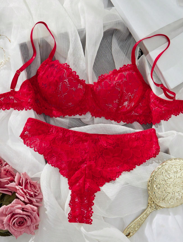 Set Lenceria 2PCS Rojo
