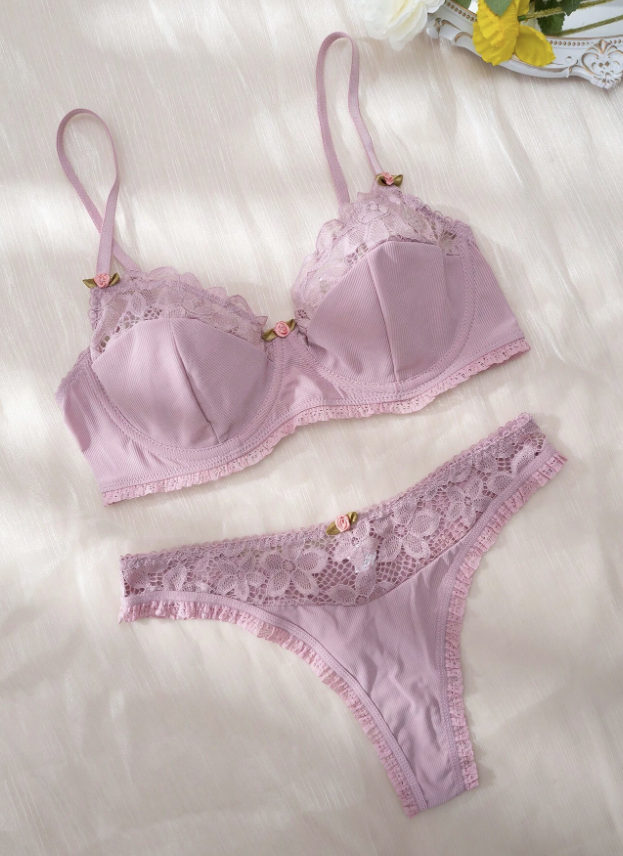 Set 2PCS Lenceria Lila