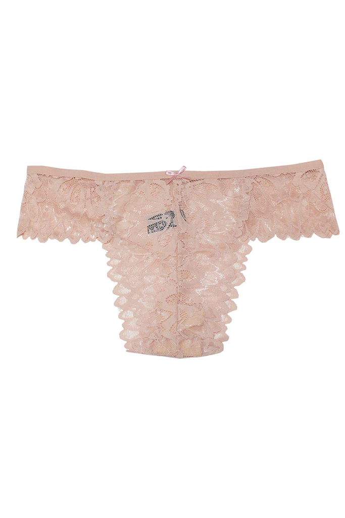 Cachetero Beige de Encaje