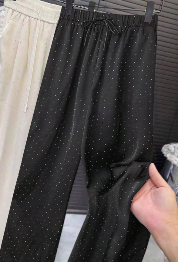 Pantalon Negro con Brillos