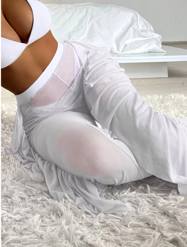 Pantalon Blanco de Olan