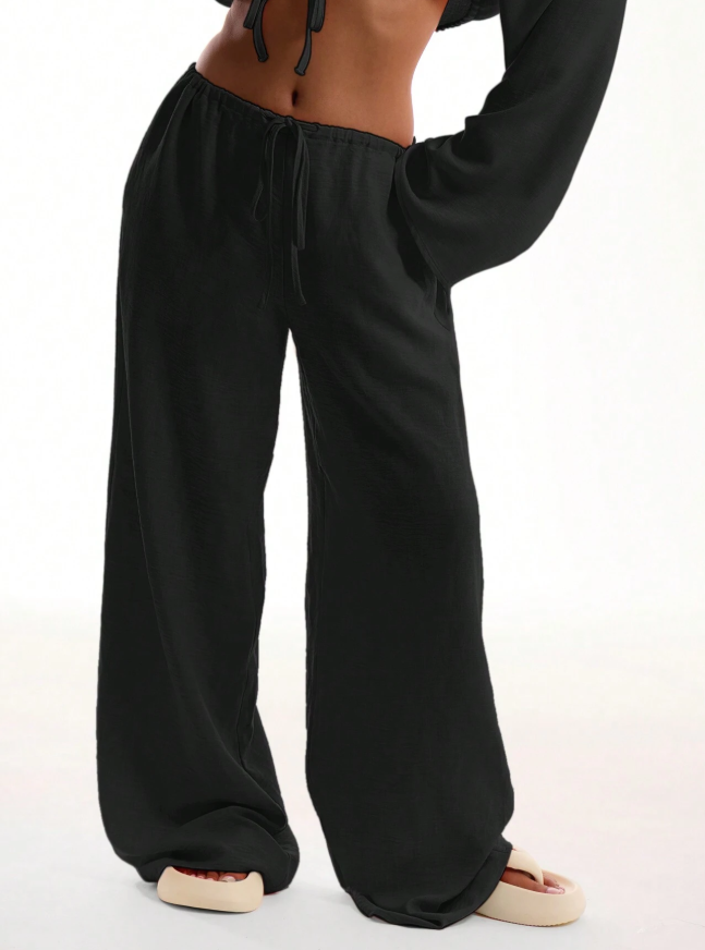 Pantalon Negro Holgado