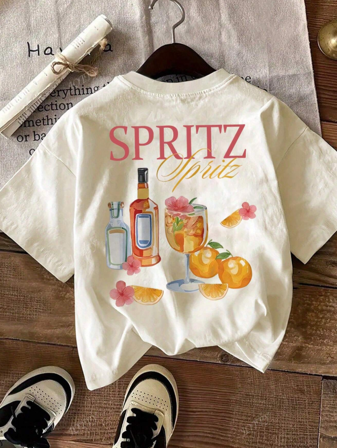 Camisa Blanca Estampada