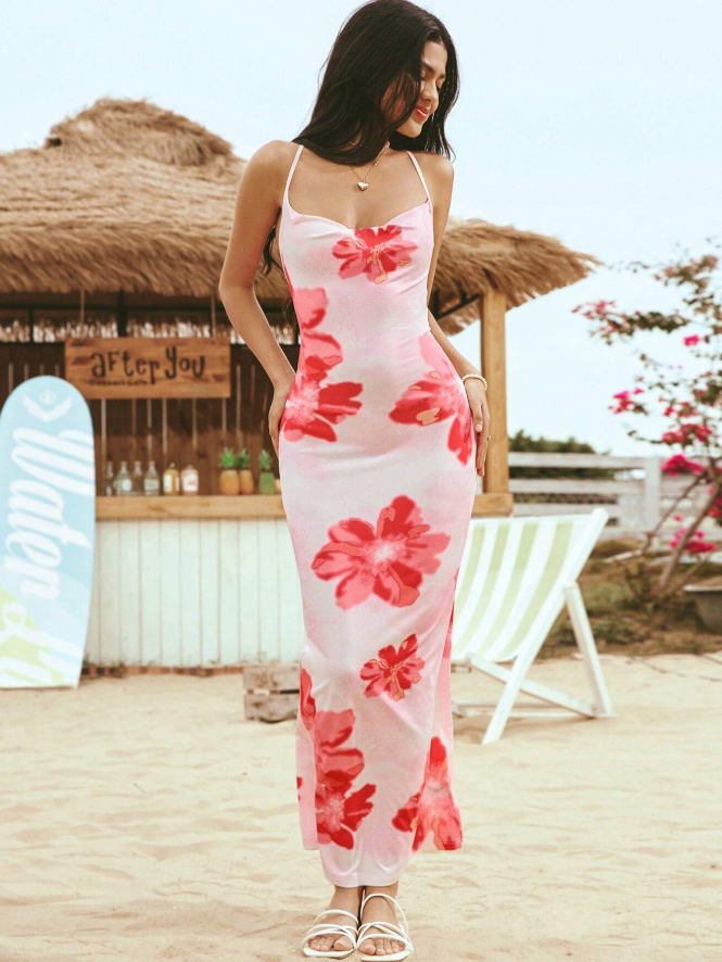 Vestido Blanco Floral