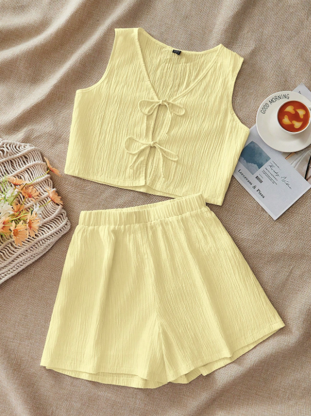 Conjunto Amarillo de Short