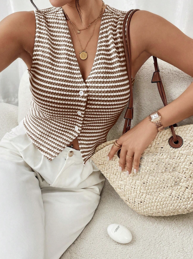 Chaleco Franchy Cafe