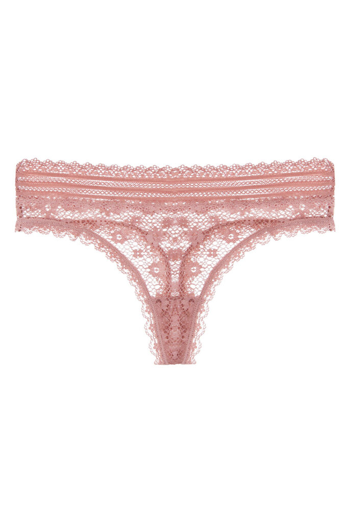 Tanga de Encaje Elástico