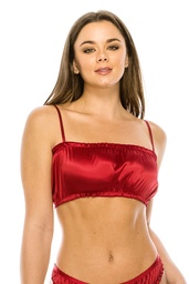 Bralette tipo Crop Satin