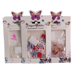 [FINGERTIP COLOR DECORATIONS CRYSTAL] Decoracion Cristal Uñas