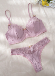 Set 2PCS Lenceria Lila
