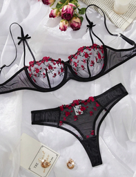 Set Lenceria 2PCS Negro