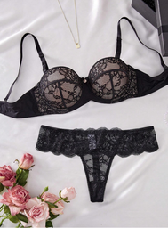 Set Lenceria 2PCS Negro