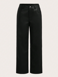 Pantalon Vinil Negro