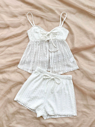 Conjunto Blanco Short y Top