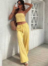 Conjunto Amarillo Pantalon