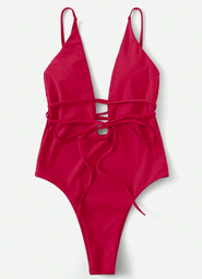 Traje de Baño Rojo Comp