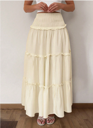 Falda Amarilla Larga