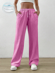 [sz2311013969559388 SHEIN] Pantalon Rosa Holgado