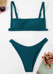 Bikini 2PCS Verde Obscuro