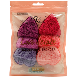 [PX LOOK EXFOLIANTIG SPONGE LOVE SCRUBS] Paquete de Esponjas Exfoliantes