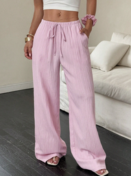 Pantalon Holgado Rosa