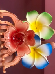 [PINZA BROCHE CABELLO FLOR FLORES] Clip / Broche de Flor